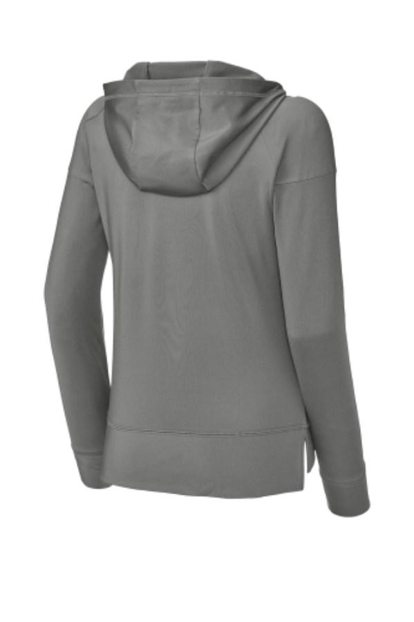 Sport-Tek Women's Sport-Wick Stretch 1/2-Zip Hoodie Additional Angle