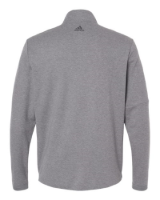 Adidas Men's 3-Stripes 1/4-Zip Sweater Pullover Close Up Detail