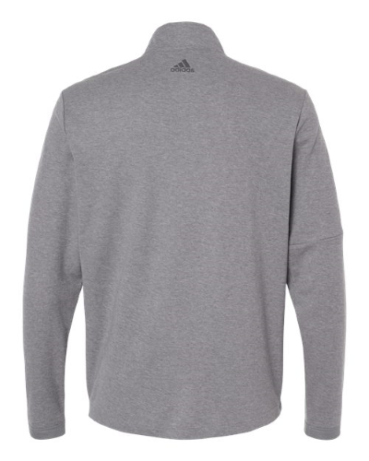 Adidas Men's 3-Stripes 1/4-Zip Sweater Pullover Close Up Detail