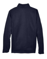 Devon & Jones Men's Bristol Full-Zip Sweater Fleece Jacket Feature Close-up