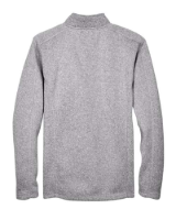 Devon & Jones Men's Bristol Full-Zip Sweater Fleece Jacket Close Up Detail