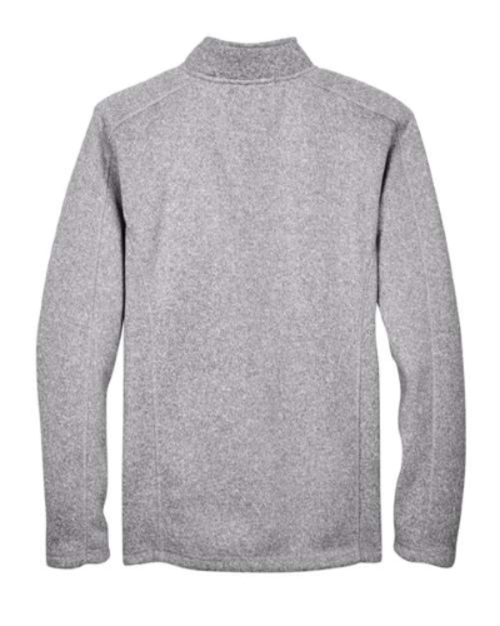 Devon & Jones Men's Bristol Full-Zip Sweater Fleece Jacket Close Up Detail