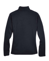 Devon & Jones Women's Bristol Full-Zip Sweater Fleece Jacket Feature Close-up