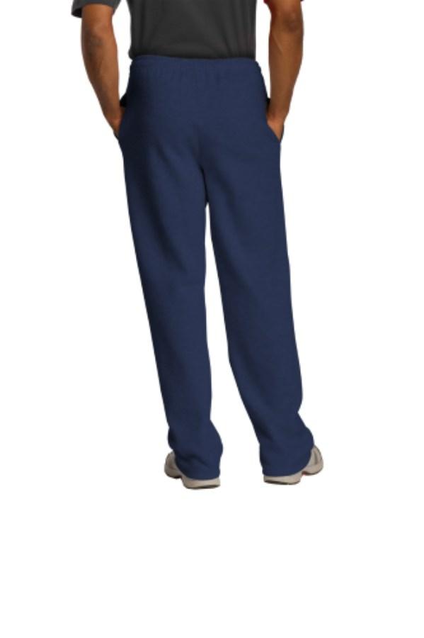Jerzees NuBlend Open Bottom Pant with Pockets Close Up Detail