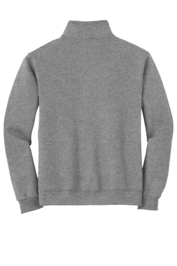 Jerzees NuBlend 1/4-Zip Cadet Collar Sweatshirt Additional Angle