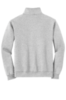 Jerzees NuBlend 1/4-Zip Cadet Collar Sweatshirt Close Up Detail