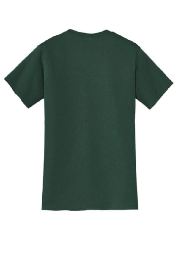 Jerzees Dri-Power 50/50 Cotton/Poly Pocket T-Shirt Feature Close-up