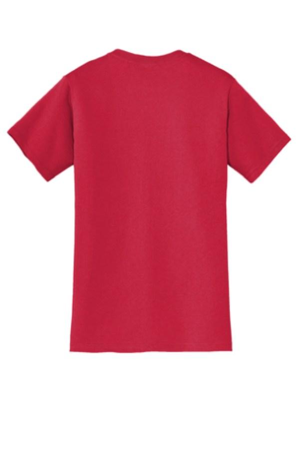 Jerzees Dri-Power 50/50 Cotton/Poly Pocket T-Shirt Perspective View