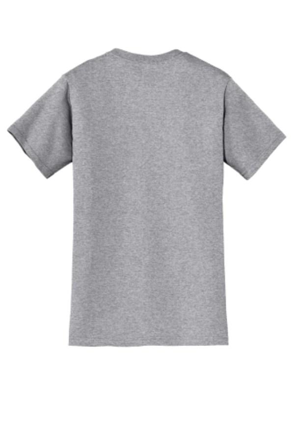 Jerzees Dri-Power 50/50 Cotton/Poly Pocket T-Shirt Perspective View