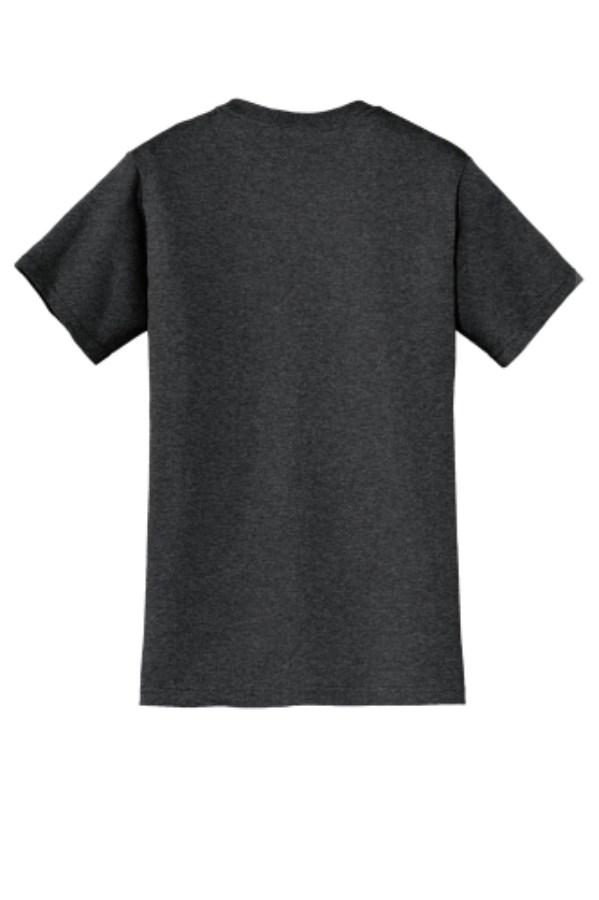 Jerzees Dri-Power 50/50 Cotton/Poly Pocket T-Shirt Feature Close-up