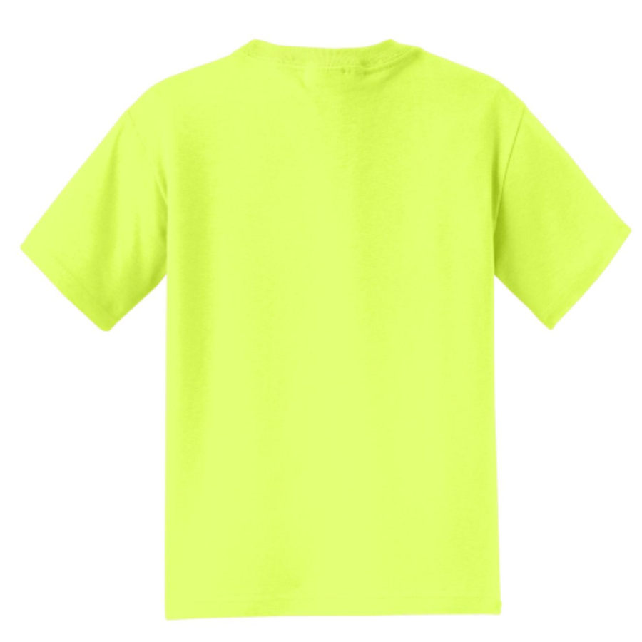 Jerzees Youth Dri-Power 50/50 Cotton/Poly T-Shirt Close Up Detail