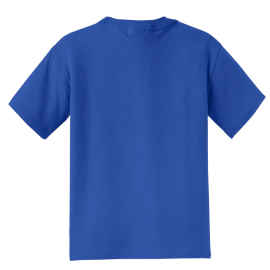 Jerzees Youth Dri-Power 50/50 Cotton/Poly T-Shirt Perspective View