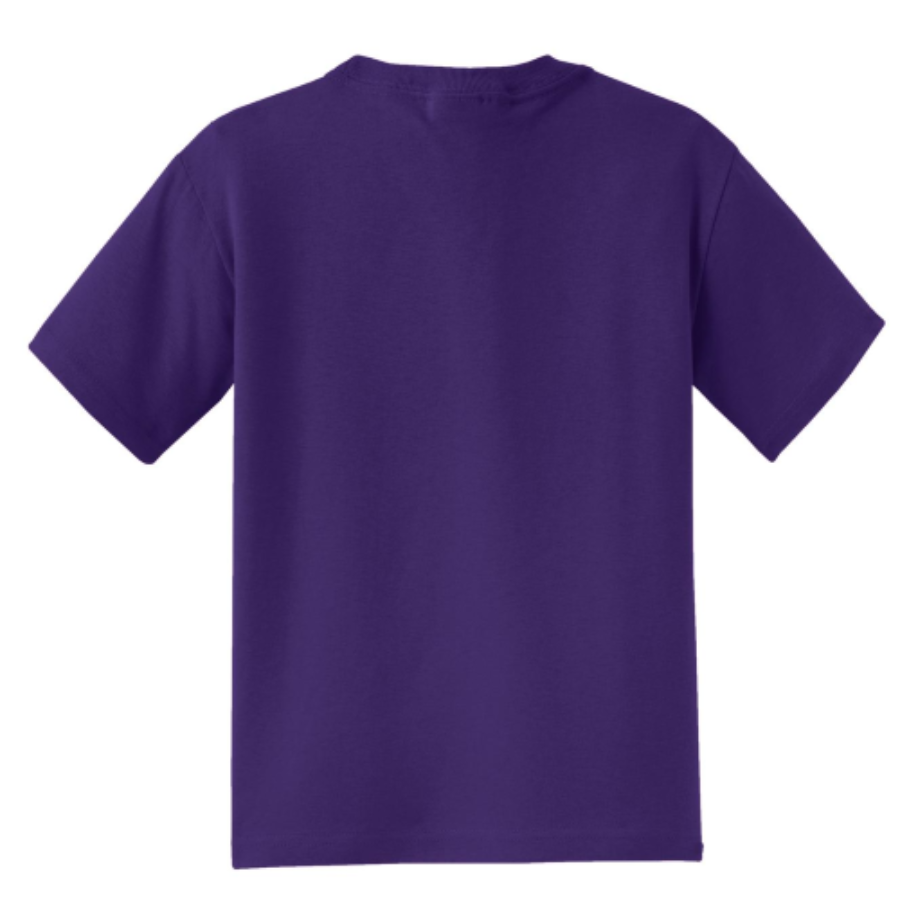 Jerzees Youth Dri-Power 50/50 Cotton/Poly T-Shirt Perspective View