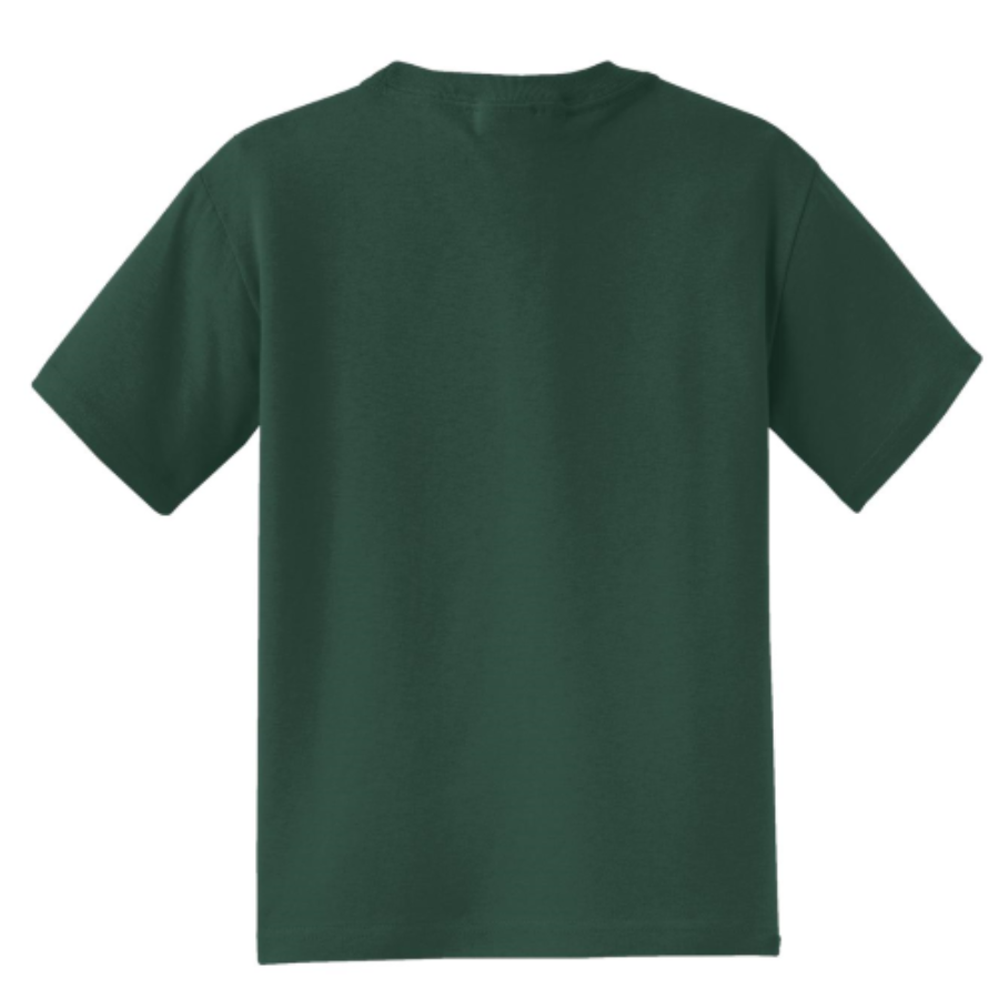 Jerzees Youth Dri-Power 50/50 Cotton/Poly T-Shirt Close Up Detail