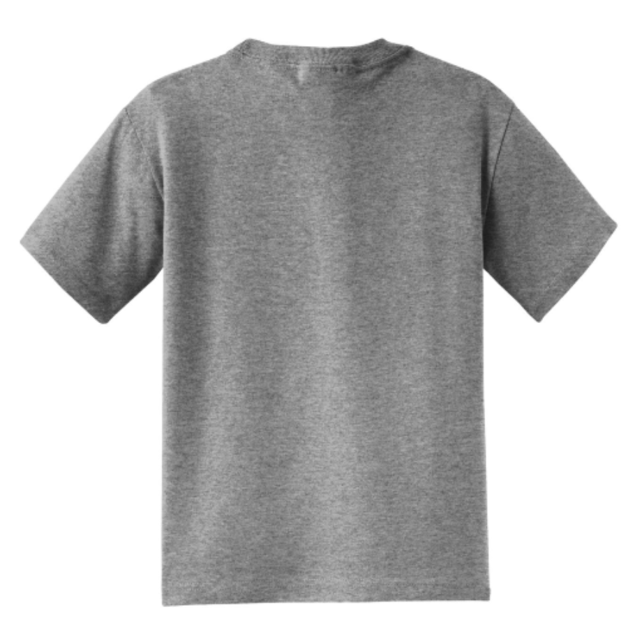 Jerzees Youth Dri-Power 50/50 Cotton/Poly T-Shirt Perspective View