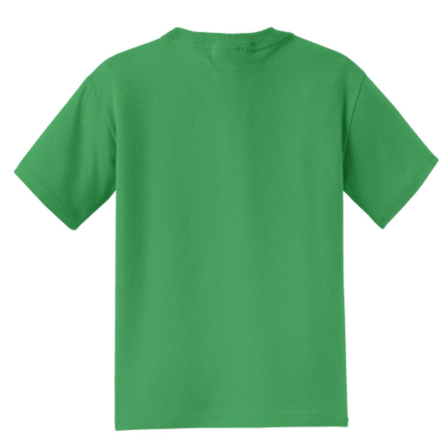 Jerzees Youth Dri-Power 50/50 Cotton/Poly T-Shirt Close Up Detail