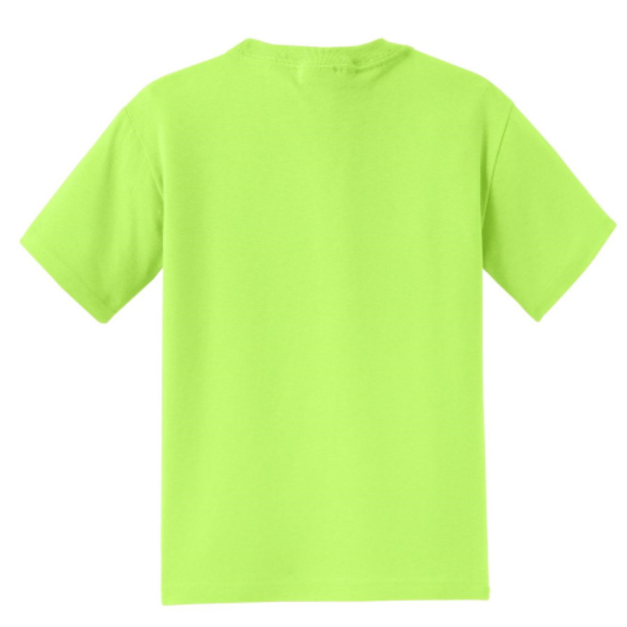 Jerzees Youth Dri-Power 50/50 Cotton/Poly T-Shirt Close Up Detail