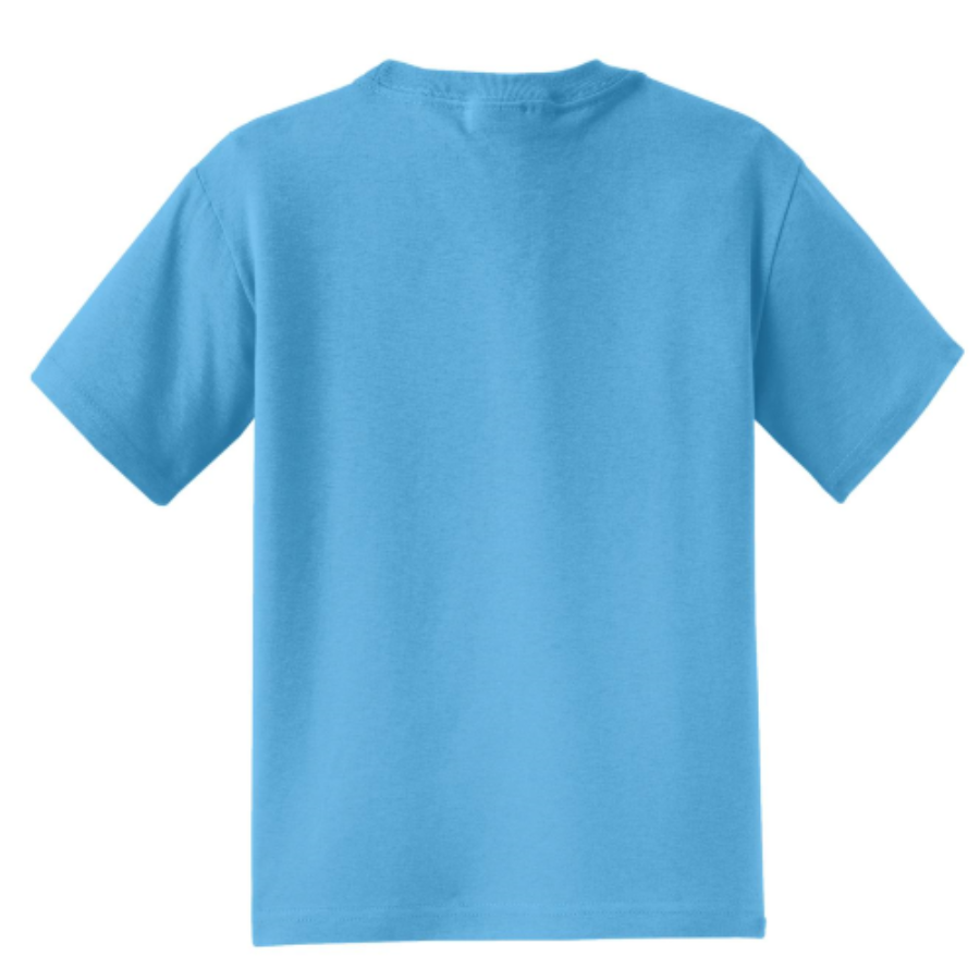 Jerzees Youth Dri-Power 50/50 Cotton/Poly T-Shirt Perspective View