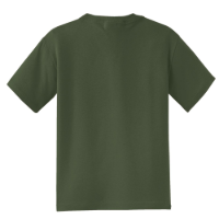 Jerzees Youth Dri-Power 50/50 Cotton/Poly T-Shirt Close Up Detail