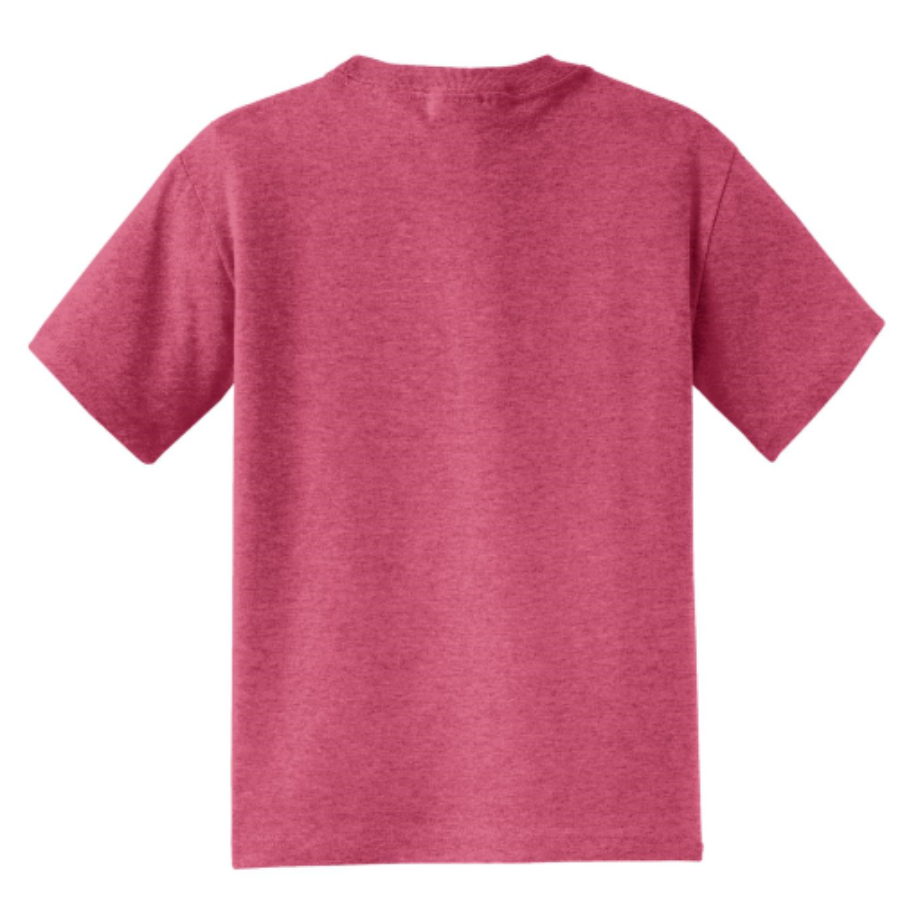 Jerzees Youth Dri-Power 50/50 Cotton/Poly T-Shirt Perspective View