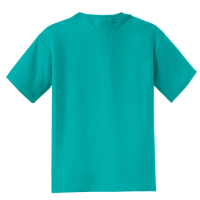 Jerzees Youth Dri-Power 50/50 Cotton/Poly T-Shirt Close Up Detail