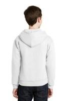 Jerzees Youth NuBlend Pullover Hooded Sweatshirt Perspective View