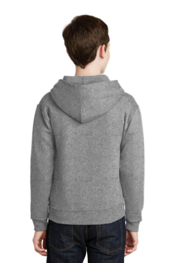 Jerzees Youth NuBlend Pullover Hooded Sweatshirt Feature Close-up