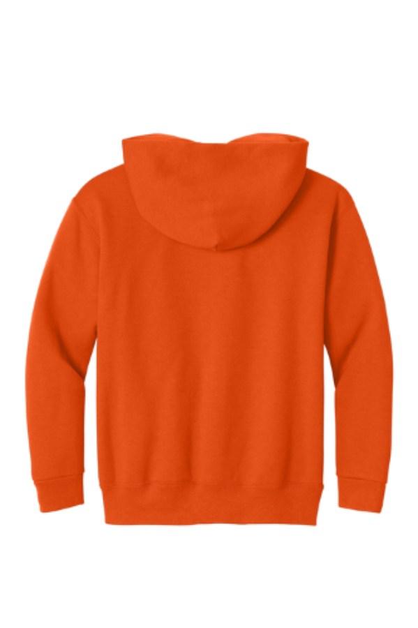 Jerzees Youth NuBlend Pullover Hooded Sweatshirt Perspective View