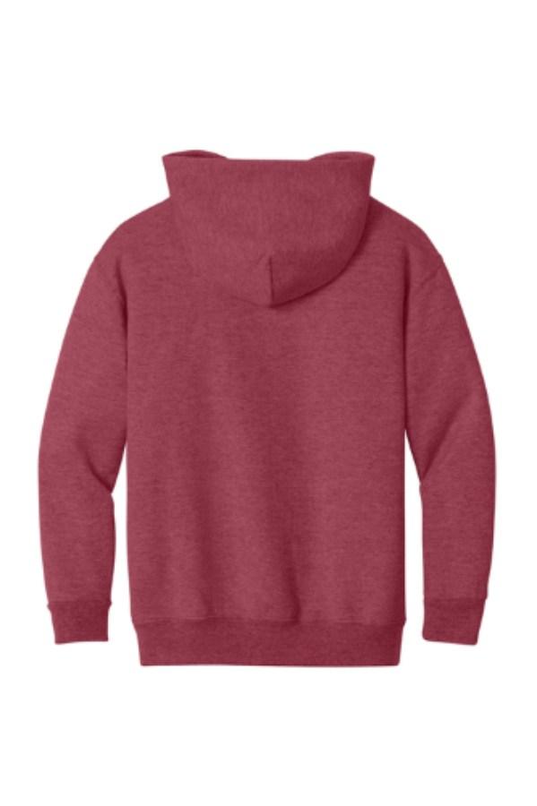 Jerzees Youth NuBlend Pullover Hooded Sweatshirt Close Up Detail