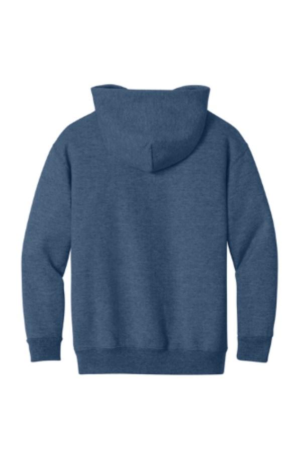 Jerzees Youth NuBlend Pullover Hooded Sweatshirt Perspective View