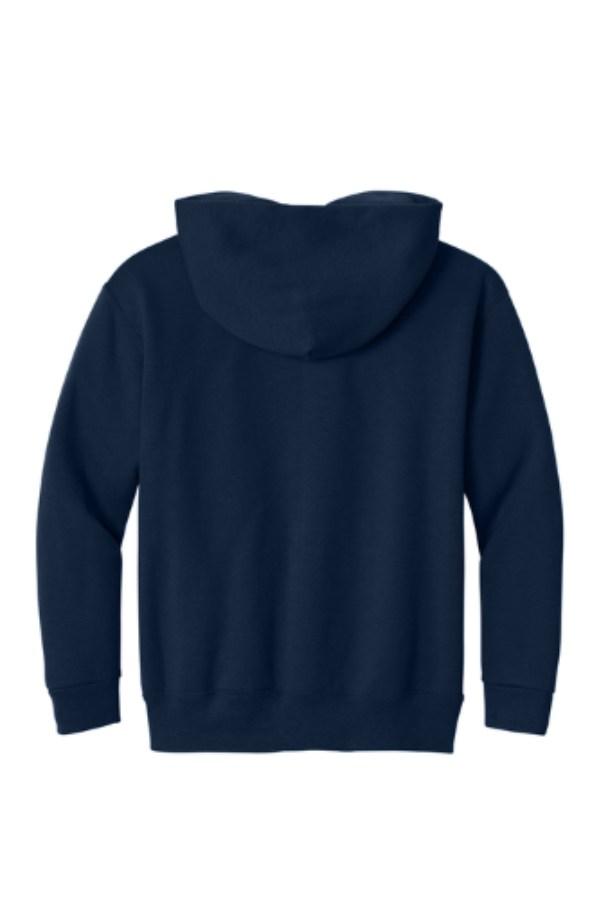 Jerzees Youth NuBlend Pullover Hooded Sweatshirt Feature Close-up