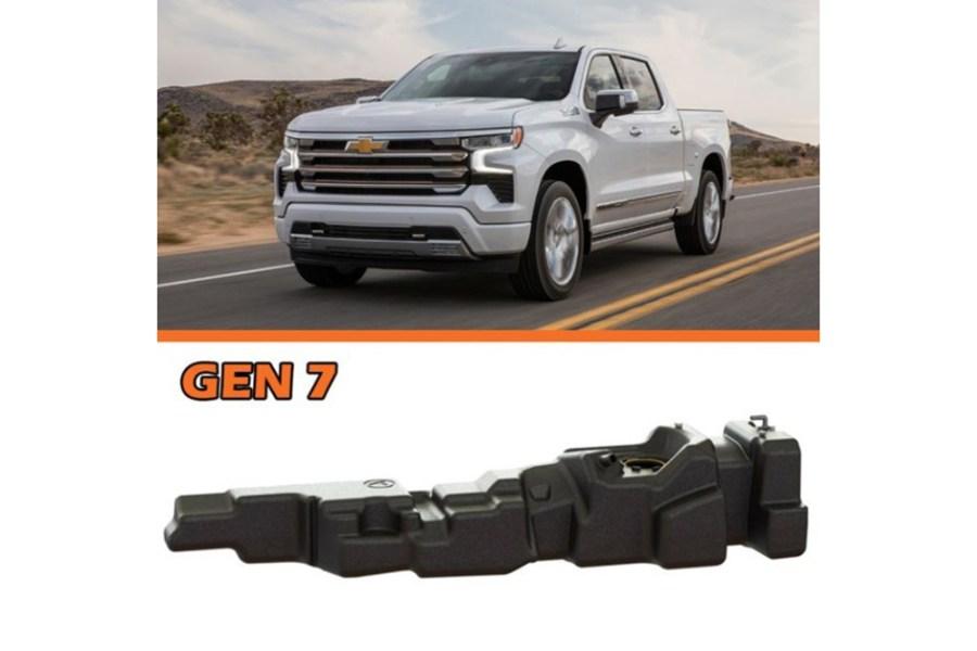 Picture of Titan Fuel Tanks 2019 to 2026 GM 1500 Crew Cab Short/STD Bed 3.0 Diesel 43 Gallon