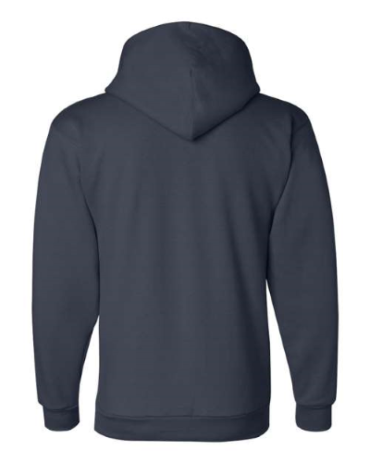 Champion Unisex Powerblend Hooded Sweatshirt Close Up Detail