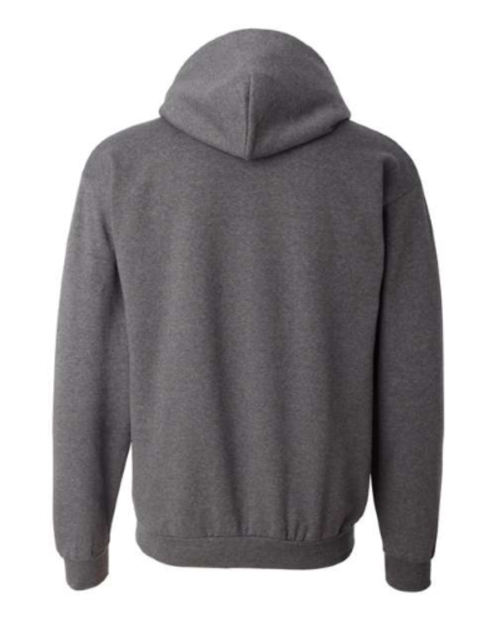 Champion Unisex Powerblend Hooded Sweatshirt Close Up Detail