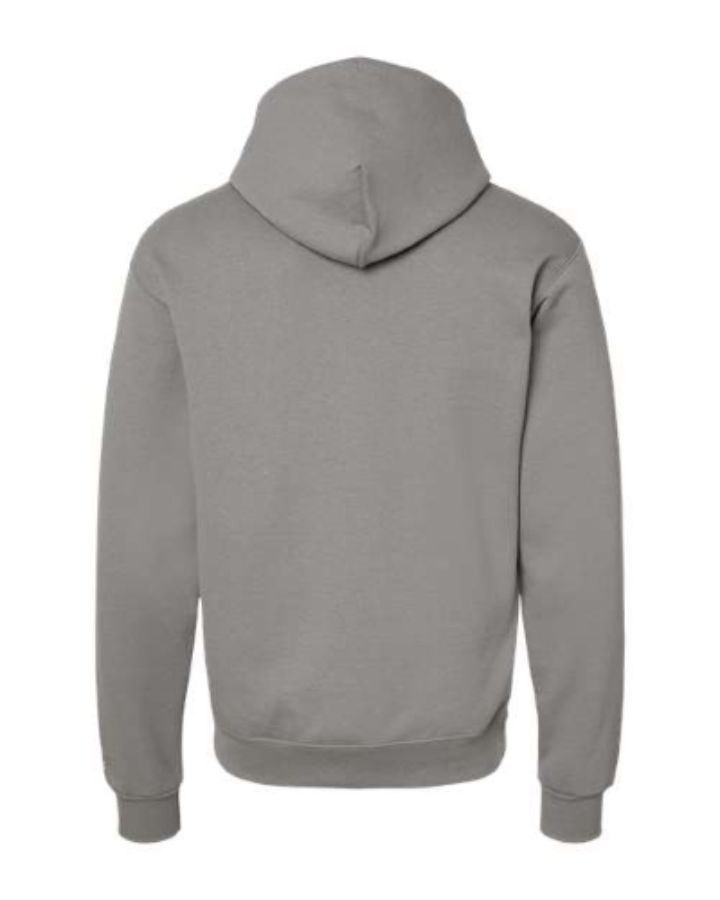 Champion Unisex Powerblend Hooded Sweatshirt Feature Close-up