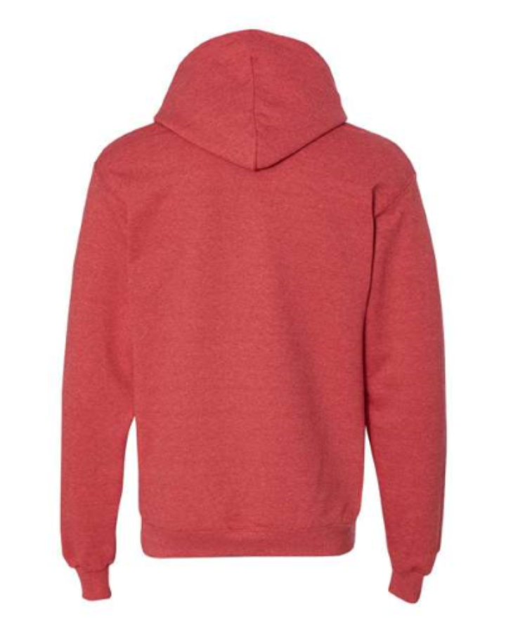Champion Unisex Powerblend Hooded Sweatshirt Close Up Detail