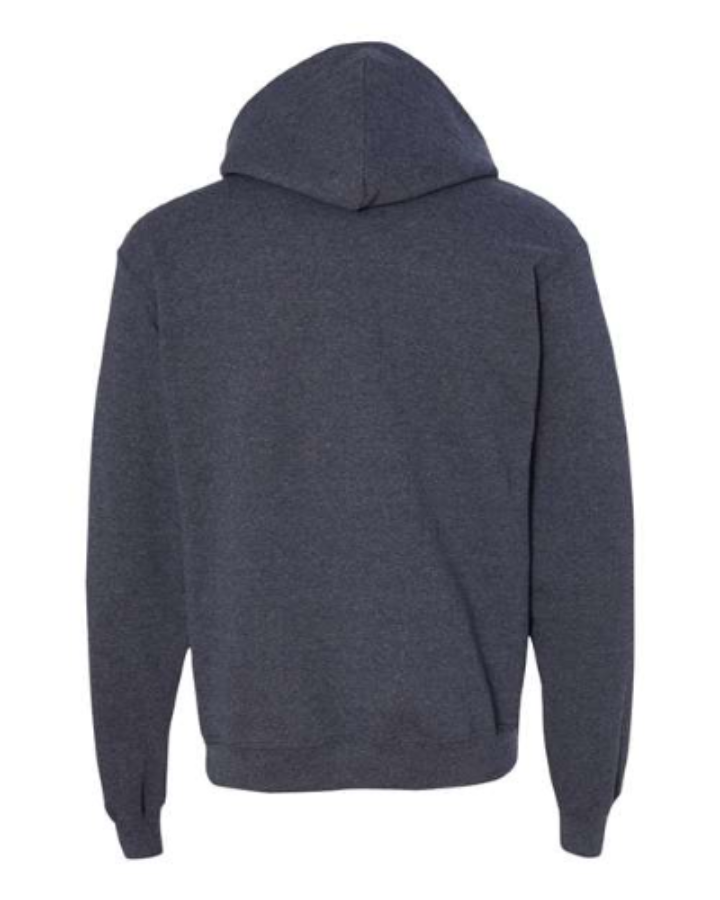 Champion Unisex Powerblend Hooded Sweatshirt Close Up Detail