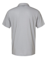 Adidas Men's Ultimate365 Diamond Dot Print Polo Close Up Detail