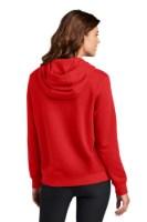 Nike Women's Club Fleece Sleeve Swoosh Pullover Hoodie Feature Close-up