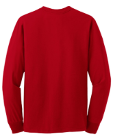 Jerzees Dri-Power 50/50 Cotton/Poly Long Sleeve T-Shirt Close Up Detail