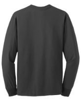 Jerzees Dri-Power 50/50 Cotton/Poly Long Sleeve T-Shirt Close Up Detail