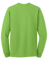 Jerzees Dri-Power 50/50 Cotton/Poly Long Sleeve T-Shirt Feature Close-up