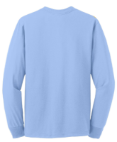 Jerzees Dri-Power 50/50 Cotton/Poly Long Sleeve T-Shirt Close Up Detail