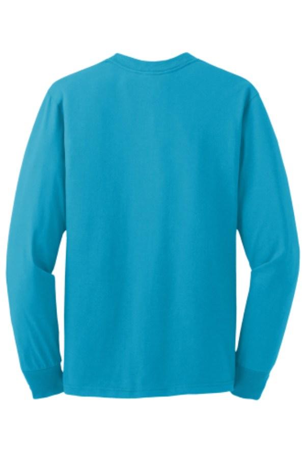 Jerzees Dri-Power 50/50 Cotton/Poly Long Sleeve T-Shirt Additional Angle
