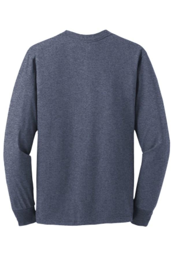 Jerzees Dri-Power 50/50 Cotton/Poly Long Sleeve T-Shirt Perspective View