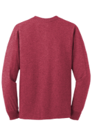 Jerzees Dri-Power 50/50 Cotton/Poly Long Sleeve T-Shirt Feature Close-up