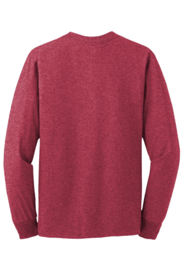 Jerzees Dri-Power 50/50 Cotton/Poly Long Sleeve T-Shirt Feature Close-up