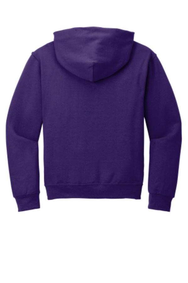 Jerzees NuBlend Pullover Hooded Sweatshirt Close Up Detail