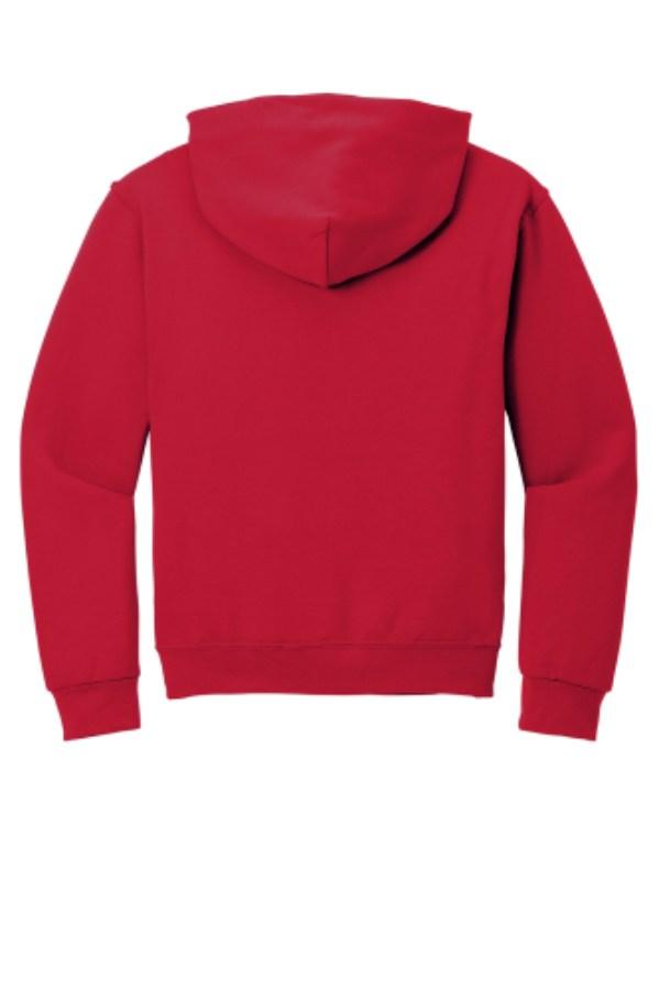Jerzees NuBlend Pullover Hooded Sweatshirt Perspective View