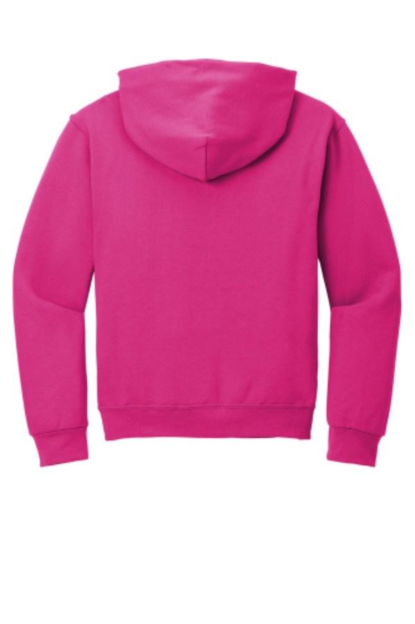 Jerzees NuBlend Pullover Hooded Sweatshirt Perspective View